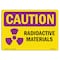 Signmission OSHA CAUTION RADIATION Sign, Radioactive Materials, 10in X 7in Rigid Plastic, 7" H, 10" W, Landscape OS-CR-P-710-L-10189 - alternate 1